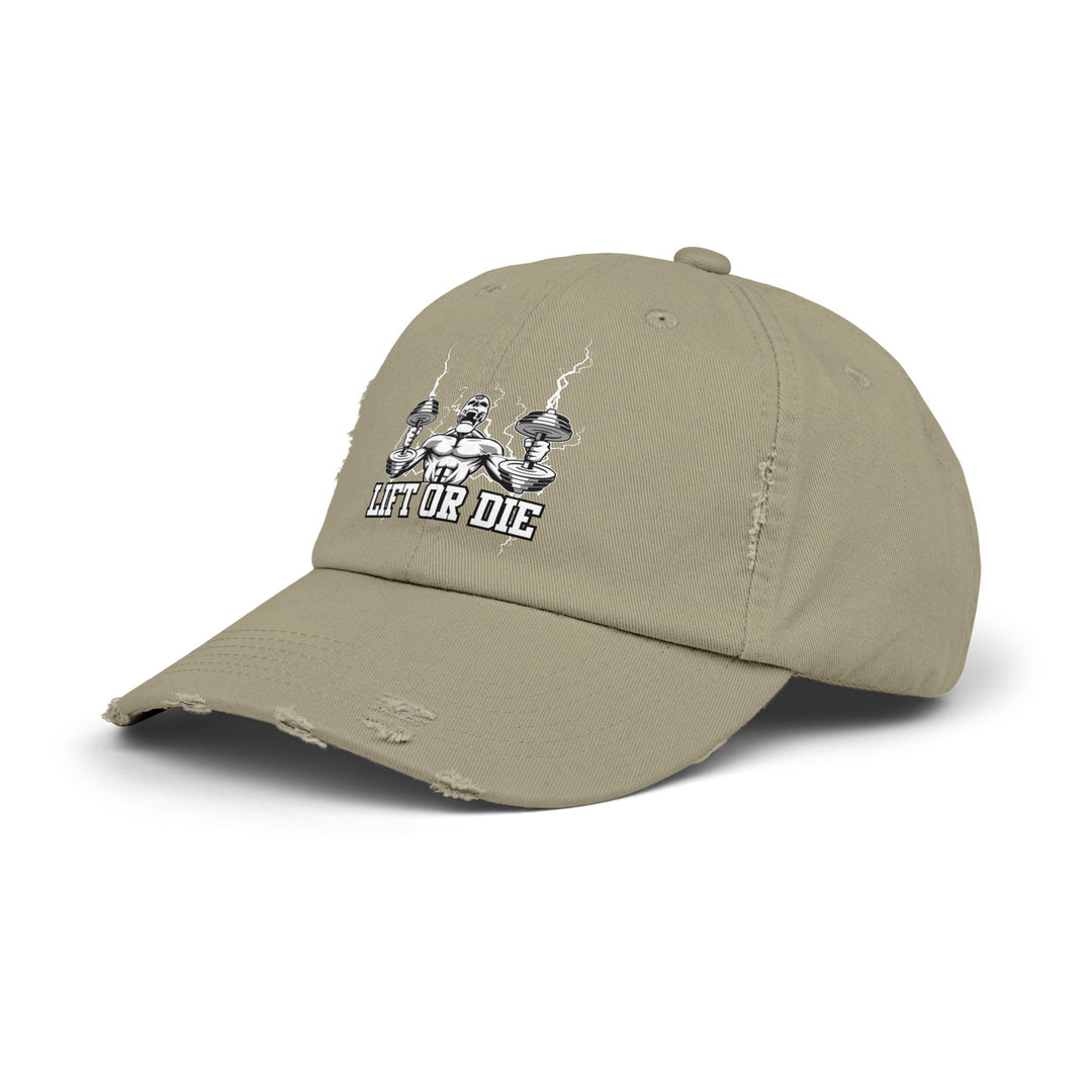 RIDE THE LIGHTNING WHITE/LIFT OR DIE CAP