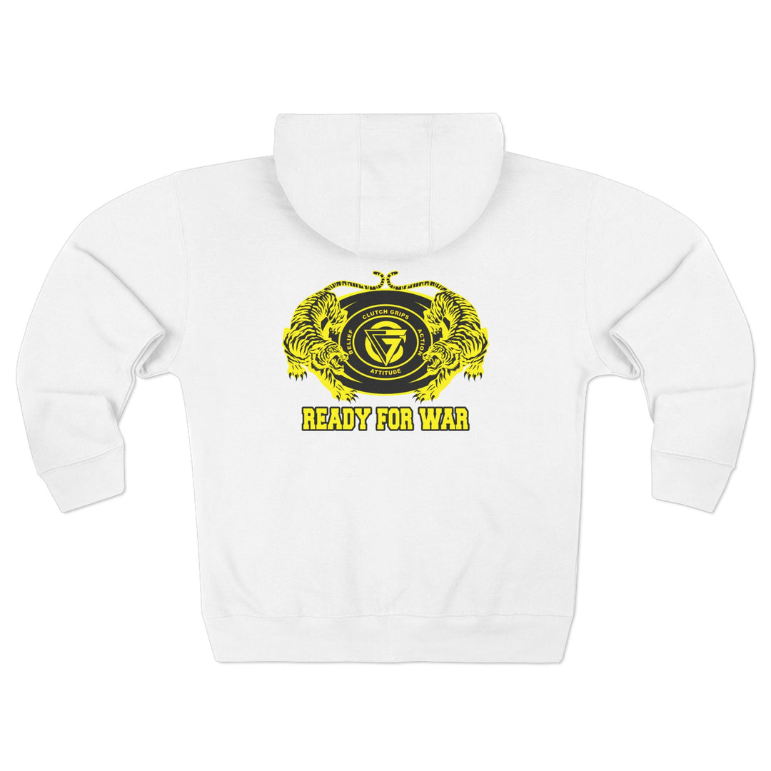 CG TIGER VS TIGER YELLOW BLACK /READY FOR WAR ZIP UP