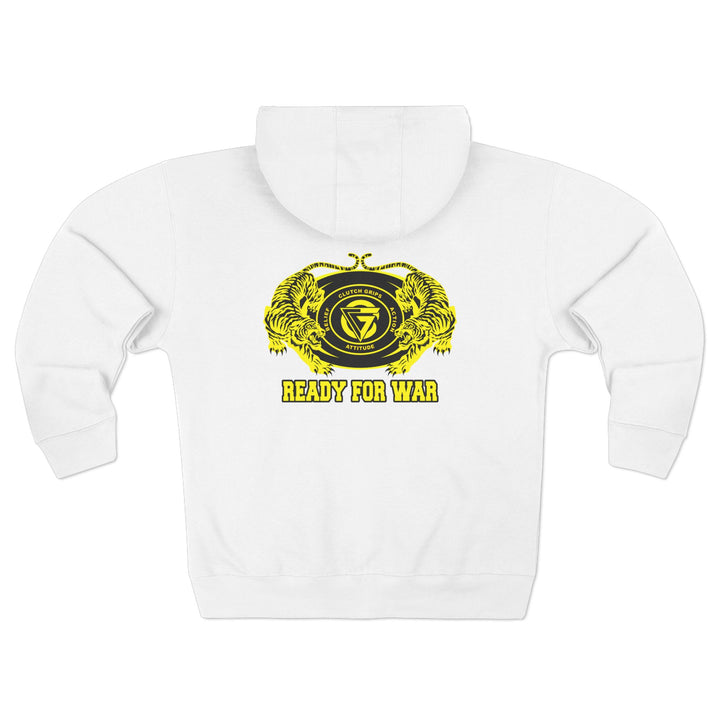 CG TIGER VS TIGER YELLOW BLACK /READY FOR WAR ZIP UP