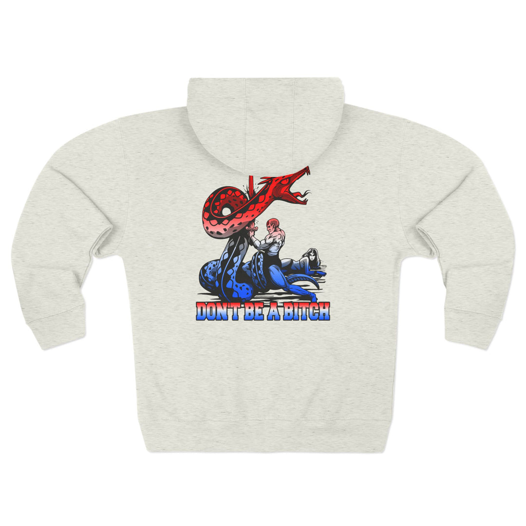 CG SERPENT SLAYER RED WHITE BLUE /DONT BE A BITCH ZIP UP