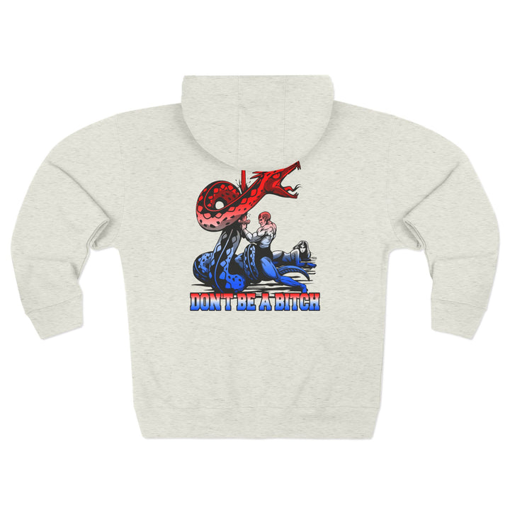 CG SERPENT SLAYER RED WHITE BLUE /DONT BE A BITCH ZIP UP