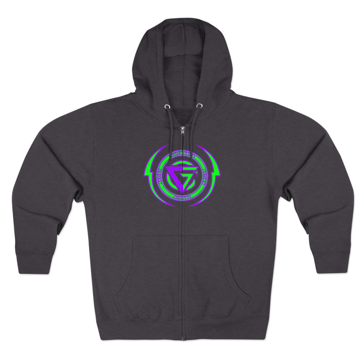 CG MAC JUMP PURPLE GREEN/LIFT HARDER ZIP UP
