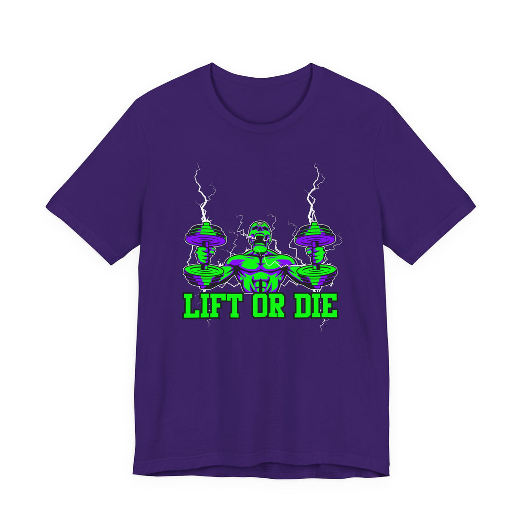 RIDE THE LIGHTNING PURPLE GREEN /LIFT OR DIE