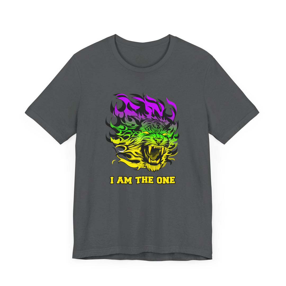 TIGER FLAME YELLOW GREEN PURPLE FADE/I AM THE ONE