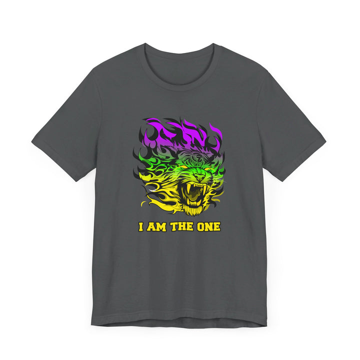 TIGER FLAME YELLOW GREEN PURPLE FADE/I AM THE ONE