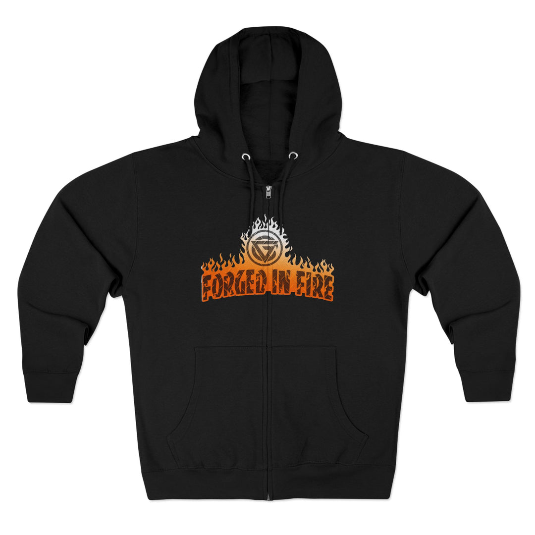 MAC VS SNAKE ORANGE WHITE FADE /LIFT OR DIE ZIP UP