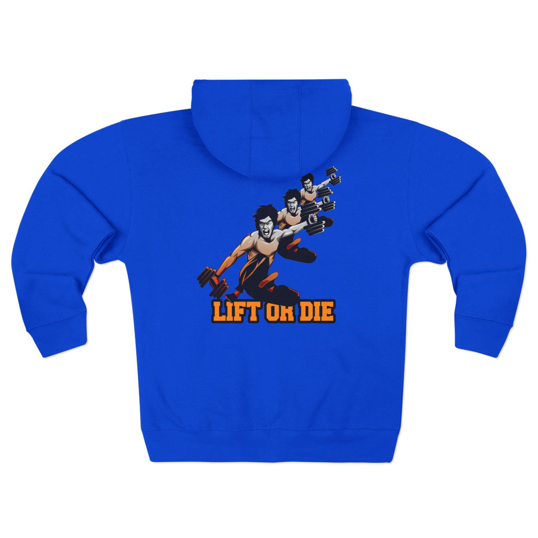 CG LIFT KICK ORANGE WHITE FADE /LIFT OR DIE ZIP UP