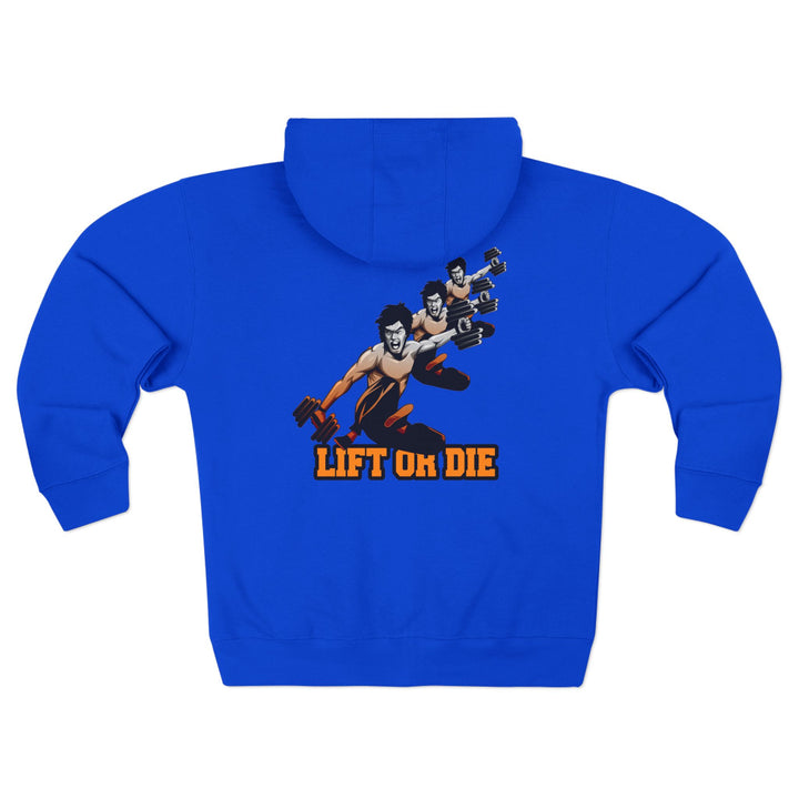 CG LIFT KICK ORANGE WHITE FADE /LIFT OR DIE ZIP UP