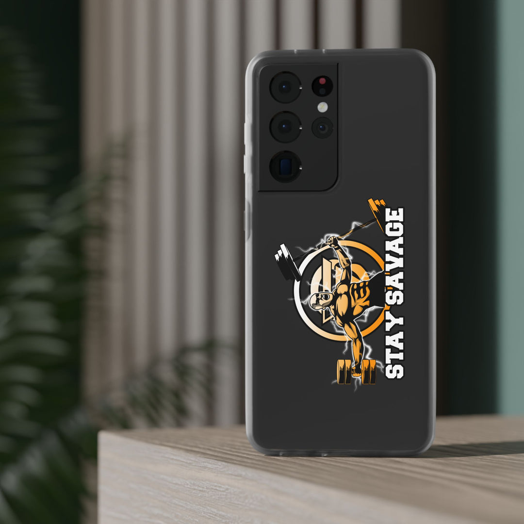 SPARTAN LIFT ORANGE WHITE PHONE CASE/STAY SAVAGE
