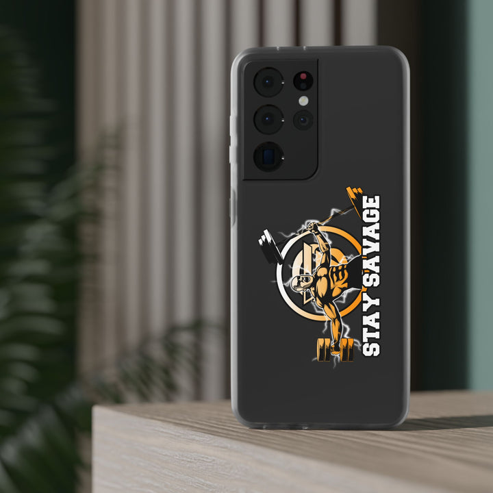 SPARTAN LIFT ORANGE WHITE PHONE CASE/STAY SAVAGE