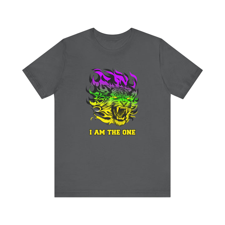 TIGER FLAME YELLOW GREEN PURPLE FADE/I AM THE ONE