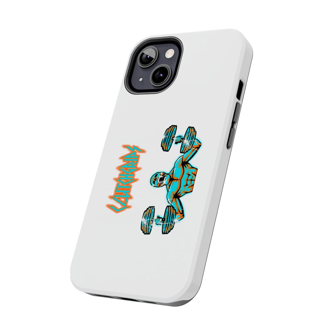 RIDE THE LIGHTNING MIAMI COLORS AQUA ORANGE PHONE CASE/CLUTCHGRIPS