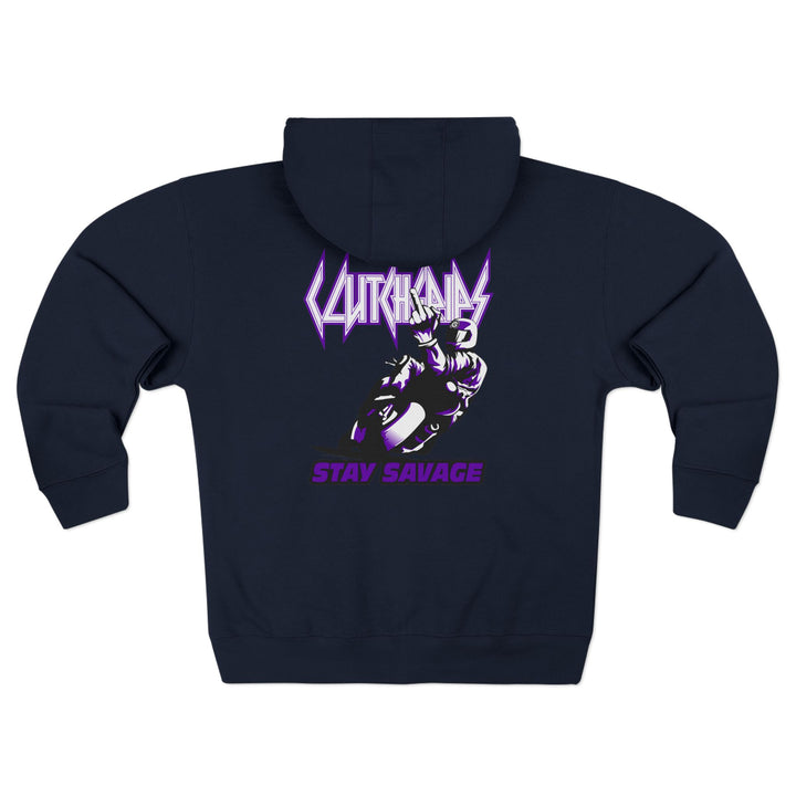 CG EZ RIDER PRUPLE WHITE /STAY SAVAGE ZIP UP