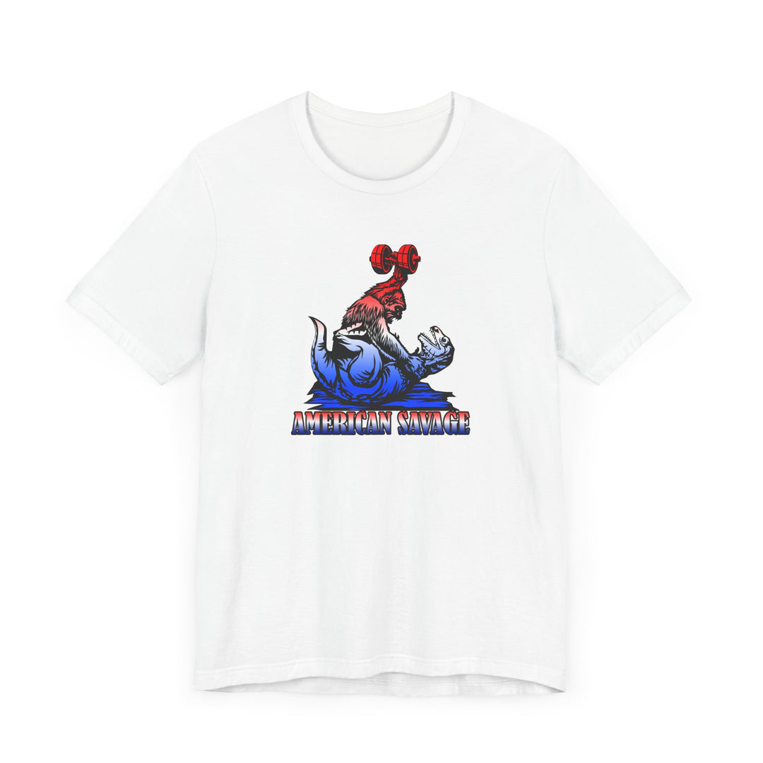CG APE VS ZILLA RED WHITE BLUE /AMERICAN SAVAGE