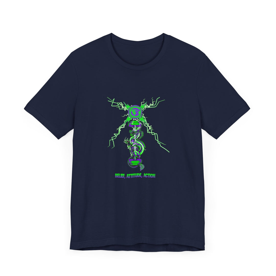 BARBELL DRAGON PURPLE GREEN