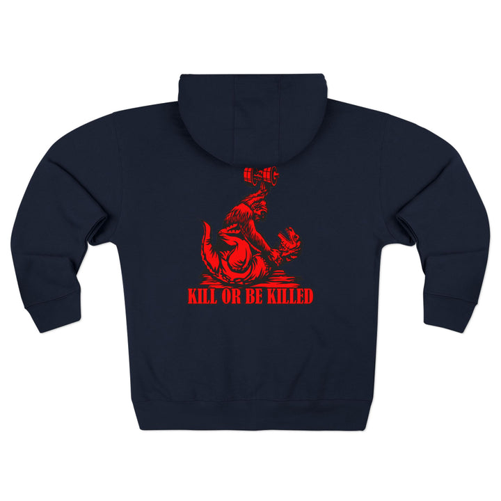 CG APE VS ZILLA RED  /KILL OR BE KILLED ZIP UP