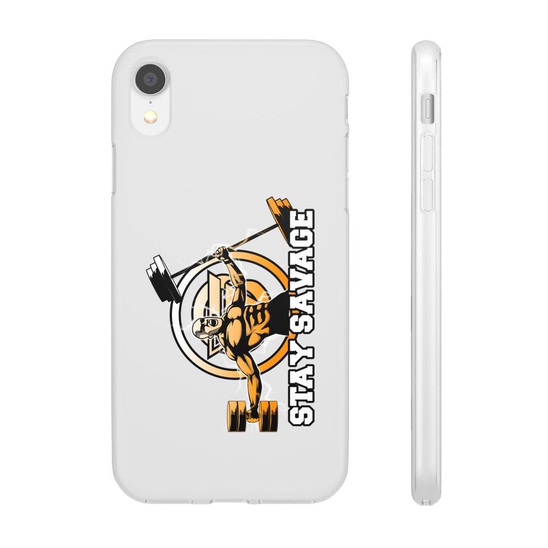SPARTAN LIFT ORANGE WHITE PHONE CASE/STAY SAVAGE