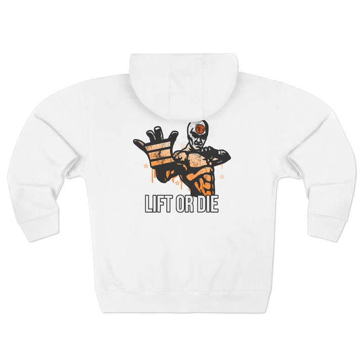 CG GRIP MASTER MAC ORANGE WHITE FADE/LIFT OR DIE ZIP UP