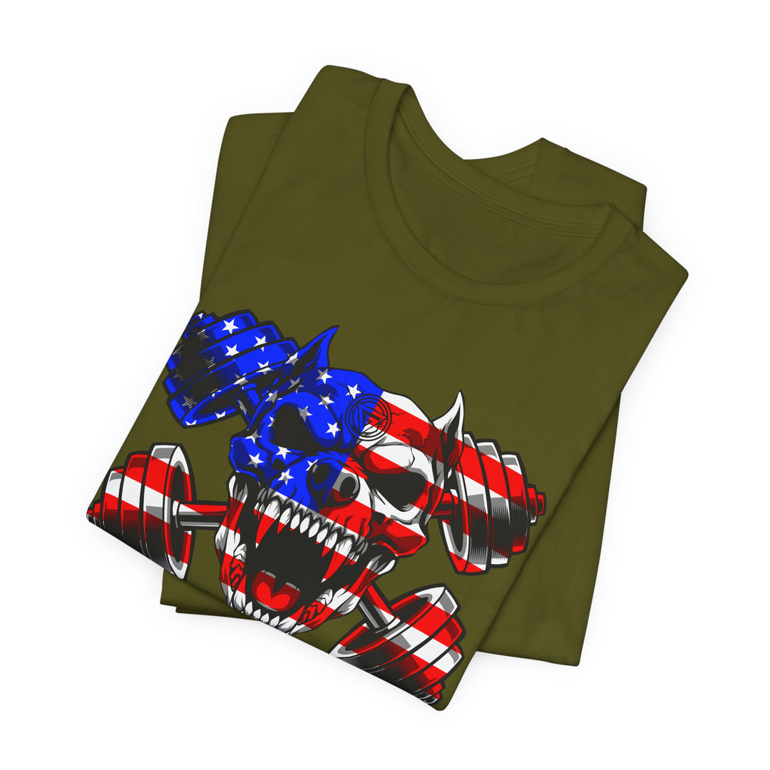 CG MAC PITT BOSS RED WHITE  BLUE /LIFT OR DIE