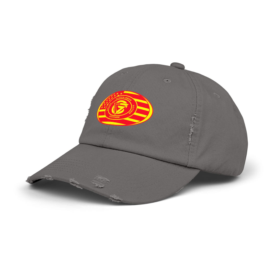 CG AMERICAN SUPERIOR GOLD & RED BLOODED FREEDOM FLAG CAP