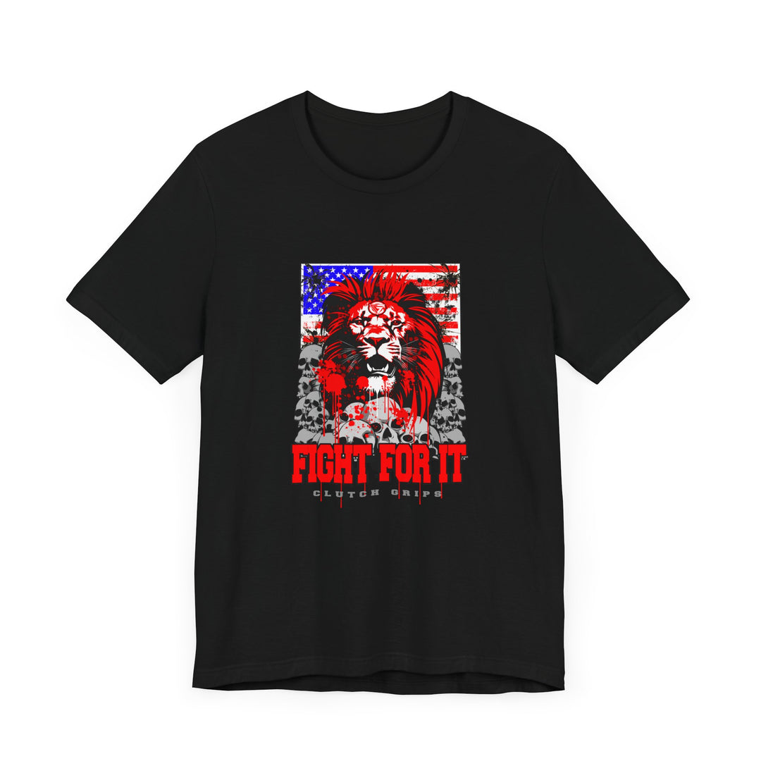 LIONHEART USA FLAG RED WHITE BLUE /FIGHT FOR IT