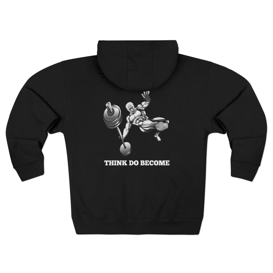 CG MAC JUMP WHITE /THINK DO BECOME ZIP UP