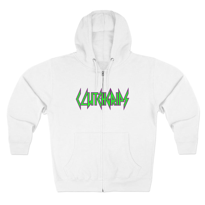 CG ANGRY DOG PURPLE GREEN/LIFT OR DIE ZIP UP