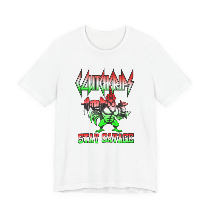 CG MAC ROOSTER RED WHITE GREEN FADE /STAY SAVAGE