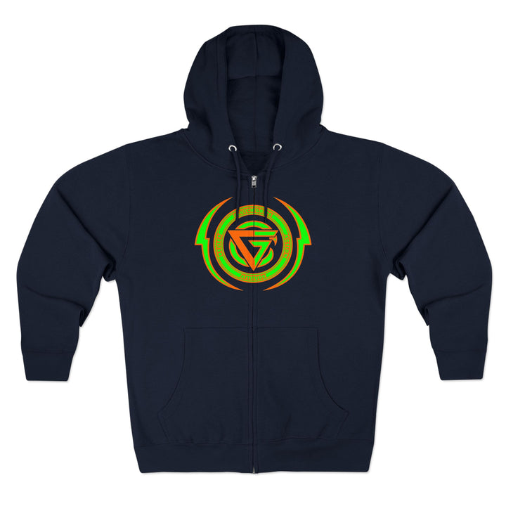 SPARTAN LIFT ORANGE GREEN  /LIFT HARDER ZIP UP