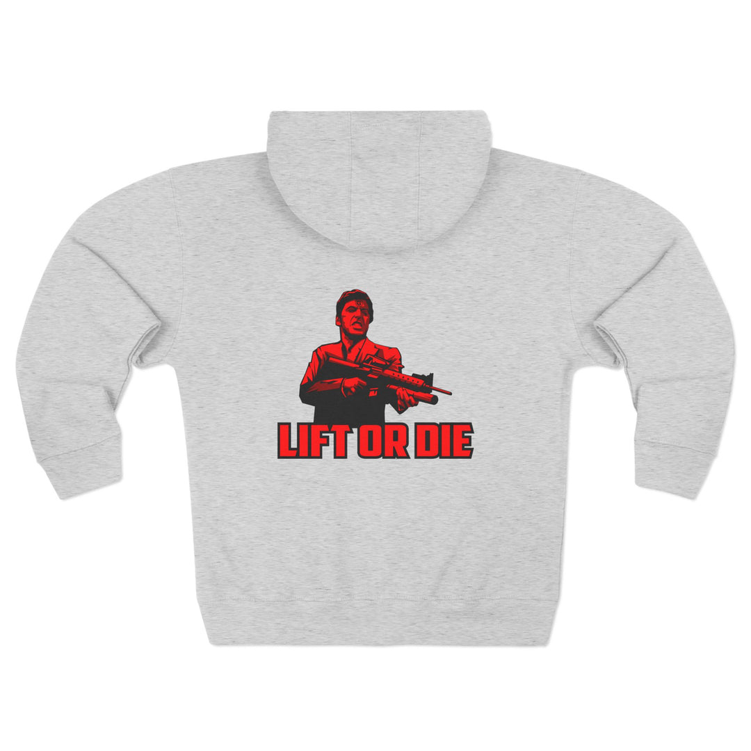 CG FINAL BOSS RED/LIFT OR DIE ZIP UP