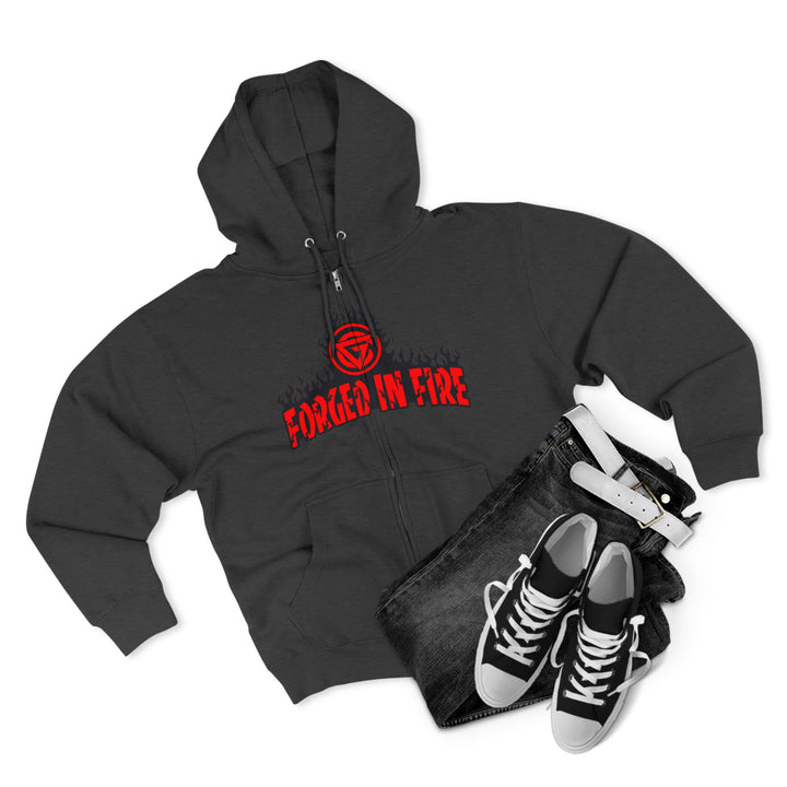 CG  NAVY SEAL TRIBUTE  RIP RED BLACK /READY FOR WAR ZIP UP