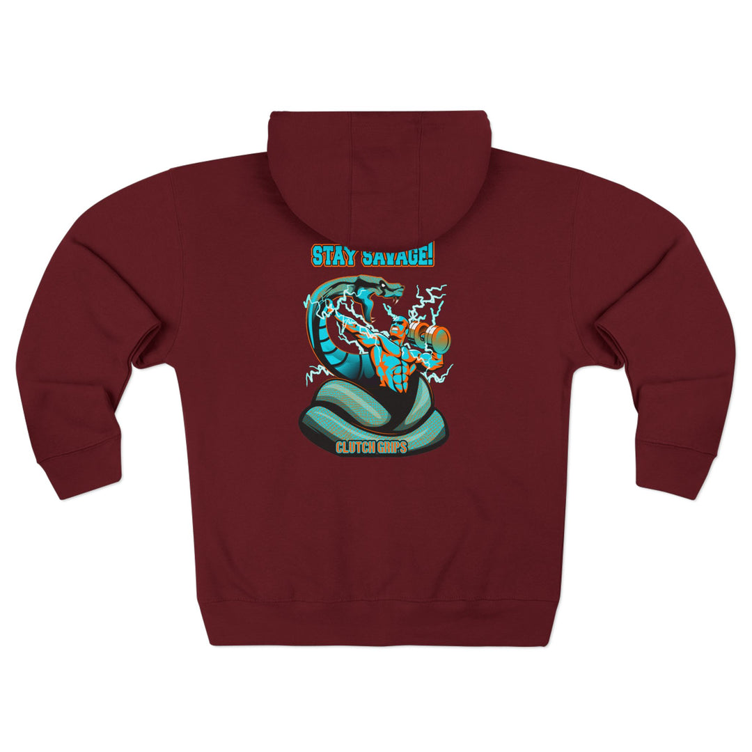 MAC VS SNAKE MIAMI COLORS /STAY SAVAGE ZIP UP
