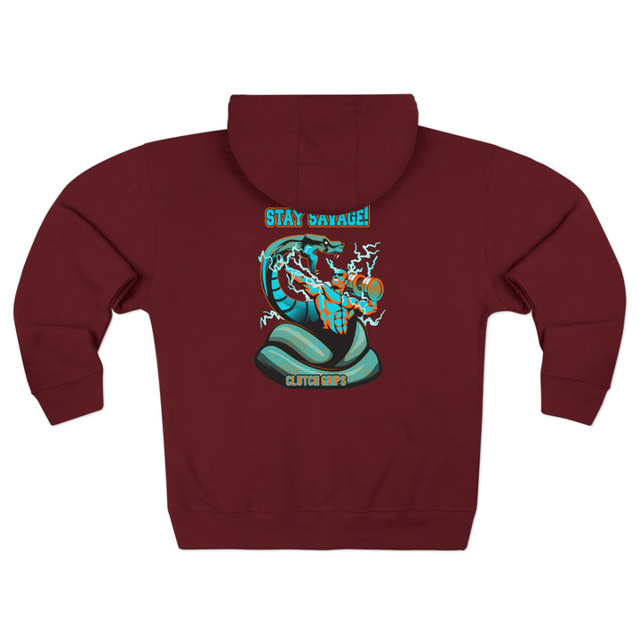 MAC VS SNAKE MIAMI COLORS /STAY SAVAGE ZIP UP