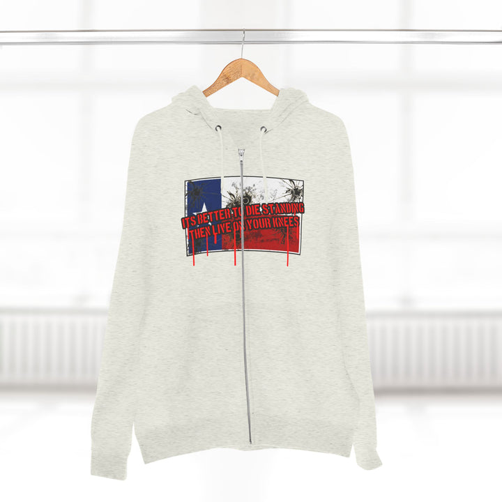 CG ANGRY DOG LONE STAR TEXAS STYLE /LIFT OR DIE ZIP UP