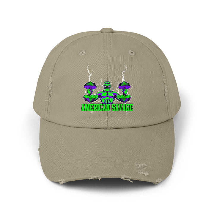 RIDE THE LIGHTNING PURPLE GREEN/AMERICAN SAVAGE CAP