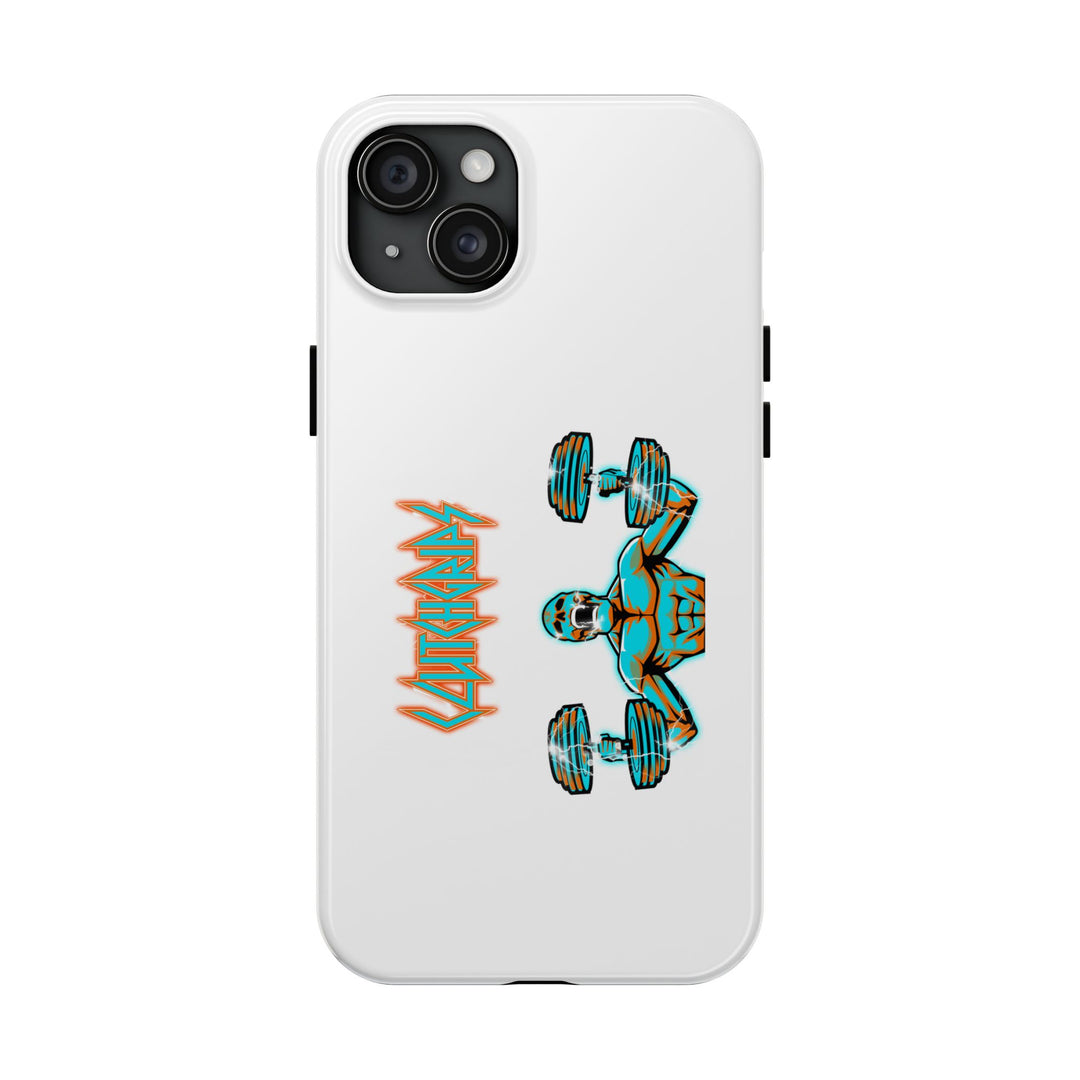RIDE THE LIGHTNING MIAMI COLORS AQUA ORANGE PHONE CASE/CLUTCHGRIPS
