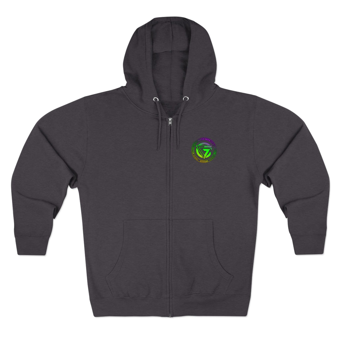 CG GRIP MASTER MAC YELLOW GREEN PURPLE /LIFT OR DIE ZIP UP