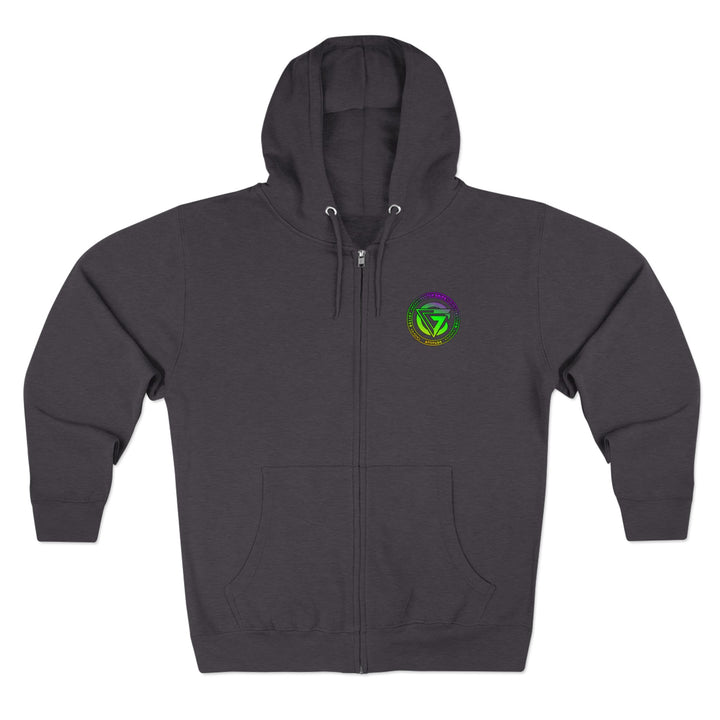 CG GRIP MASTER MAC YELLOW GREEN PURPLE /LIFT OR DIE ZIP UP