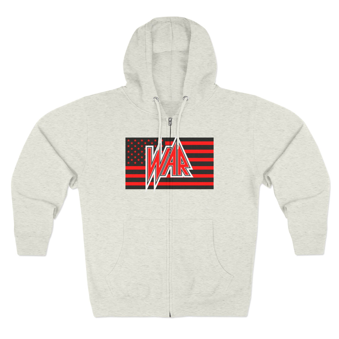CG  NAVY SEAL TRIBUTE  RIP RED BLACK /AMERICAN BADASS ZIP UP