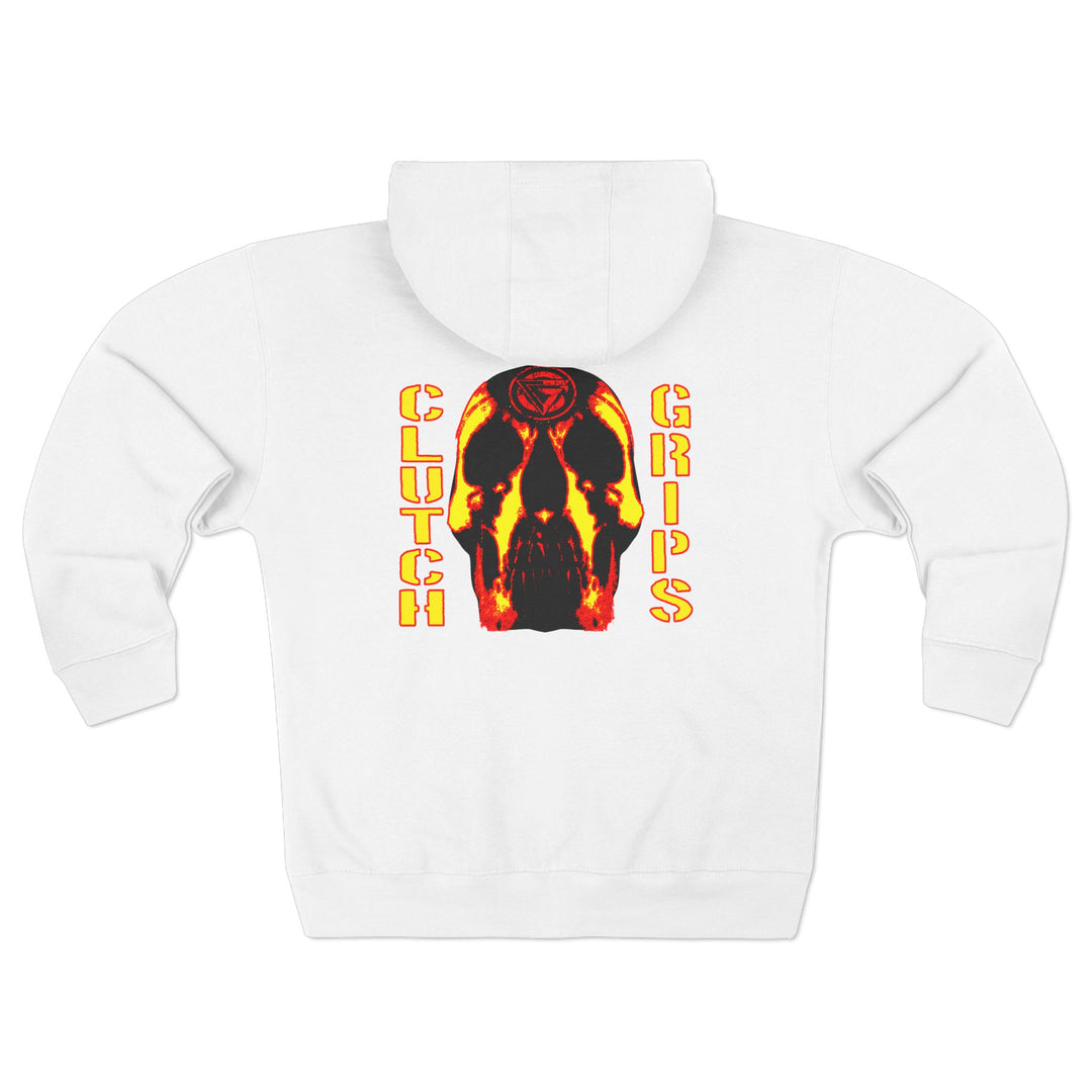 CG SKULLATOR RED GOLD /CLUTCH GRIPS ZIP UP