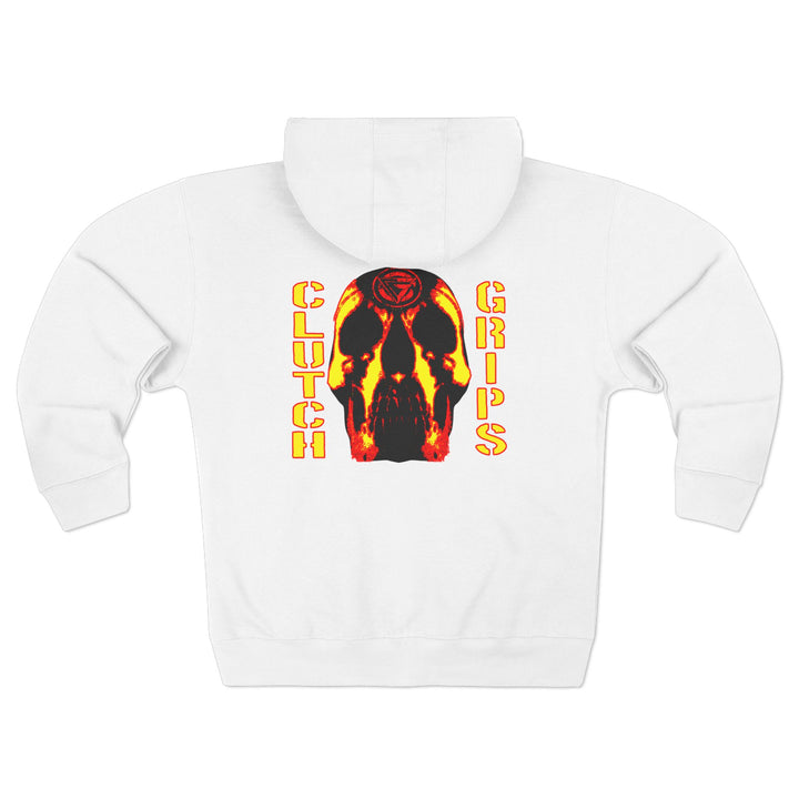 CG SKULLATOR RED GOLD /CLUTCH GRIPS ZIP UP