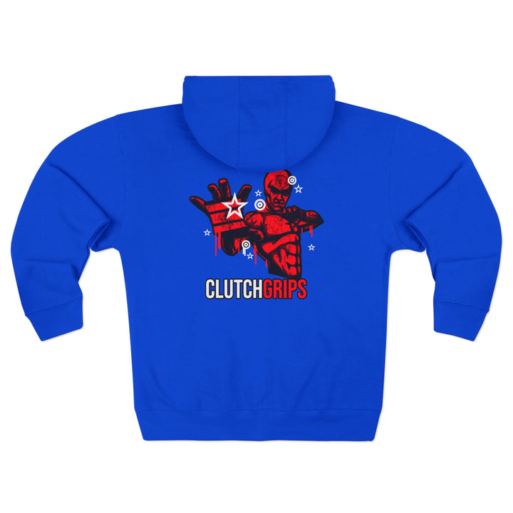 CG MASTER FLASH RED BLACK WHITE /CLUTCHGRIPS ZIP UP