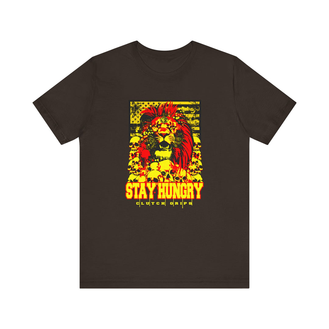 LION HEART YELLOW RED BLACK /STAY HUNGRY