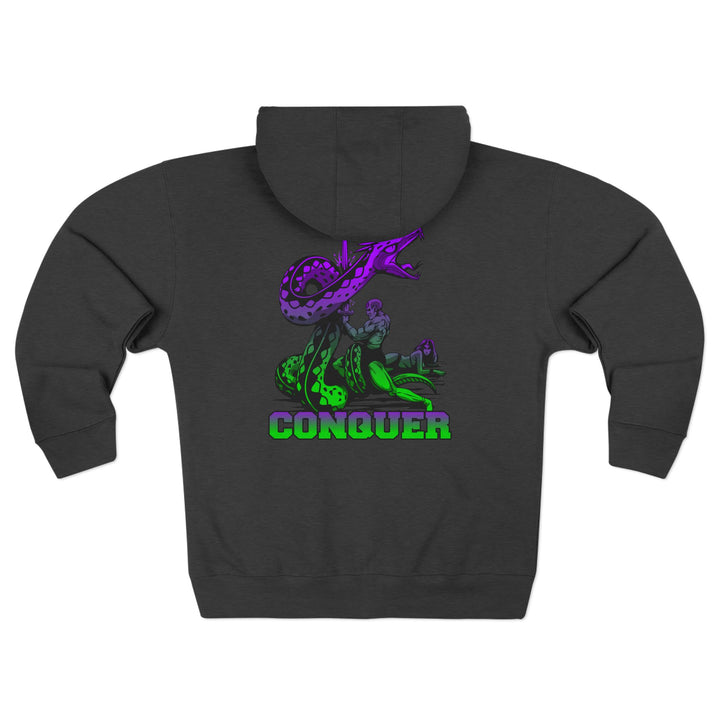 CG SERPENT SLAYER PURPLE GREEN /CONQUER ZIP UP