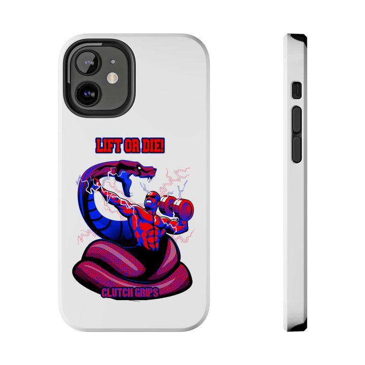 MAC VS SNAKE PHONE CASE RED BLUE /LIFT OR DIE