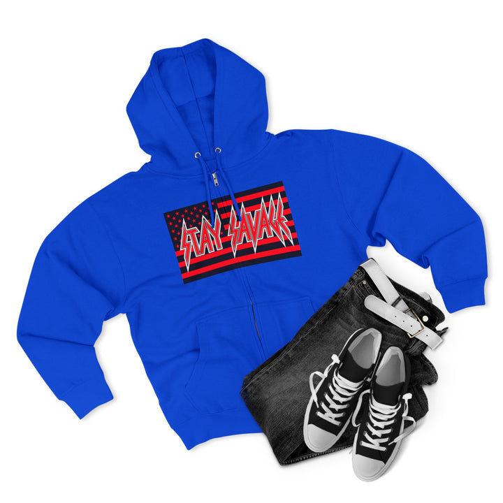 CG  NAVY SEAL TRIBUTE  RIP RED BLACK /DONT BE A BITCH ZIP UP