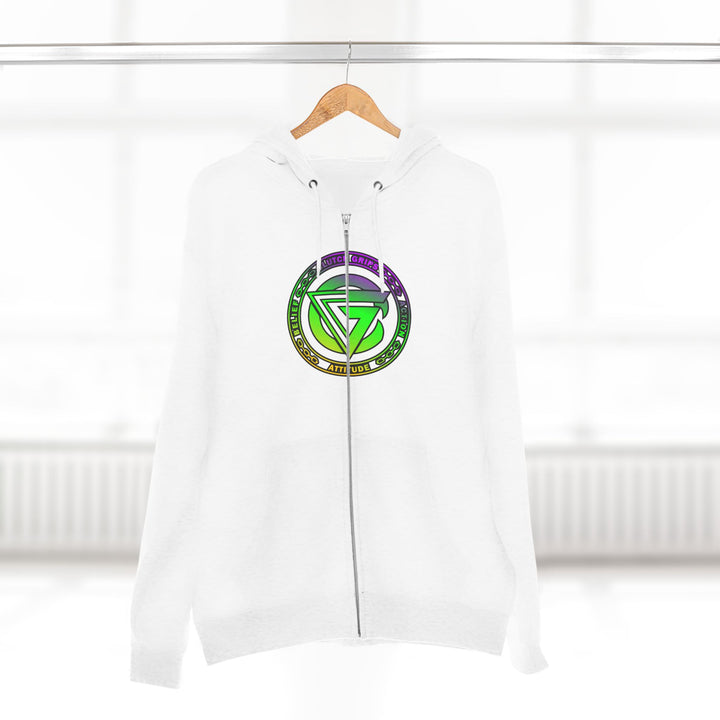 CG LIFT KICK YELLOW GREEN PURPLE FADE/LIFT OR DIE ZIP UP