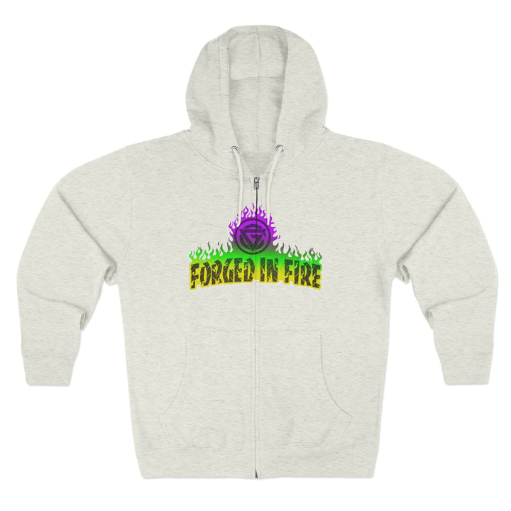 CG LIFT KICK YELLOW GREEN PURPLE FADE/WELCOME TO THE JUNGLE ZIP UP