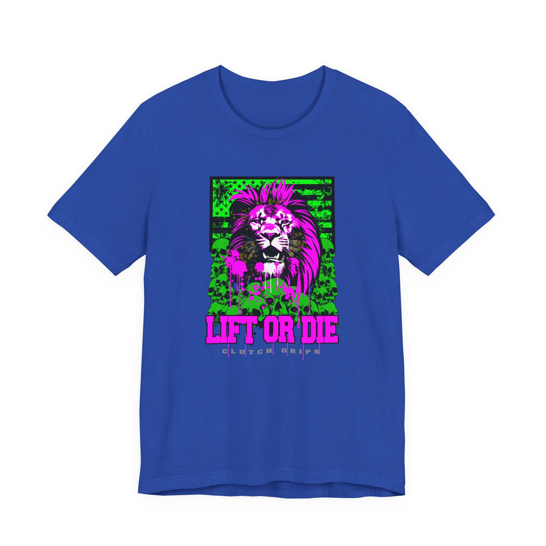LION HEART PURPLEGREEN/LIFT OR DIE