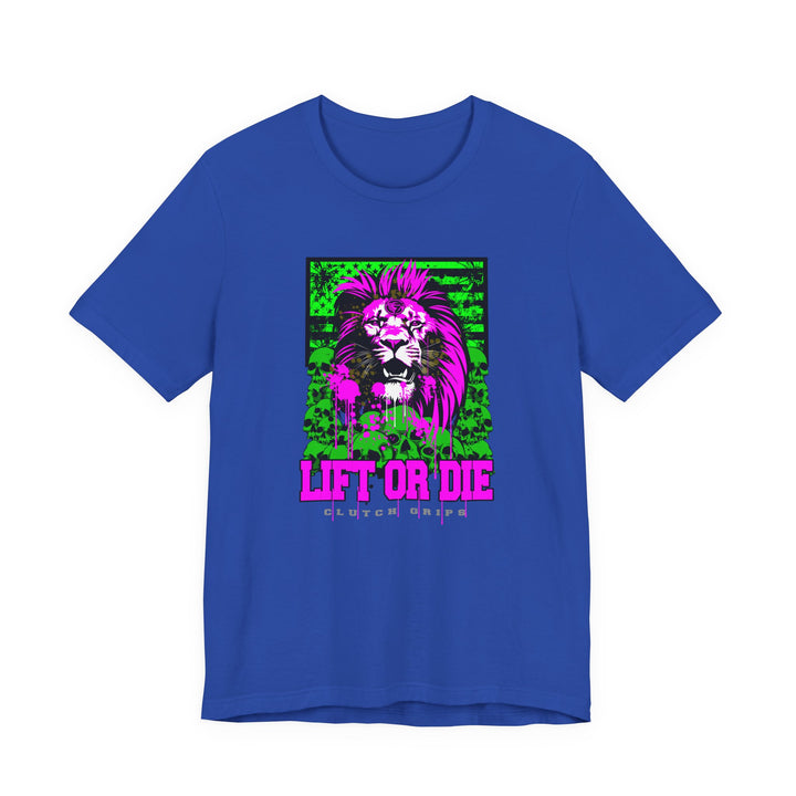 LION HEART PURPLEGREEN/LIFT OR DIE